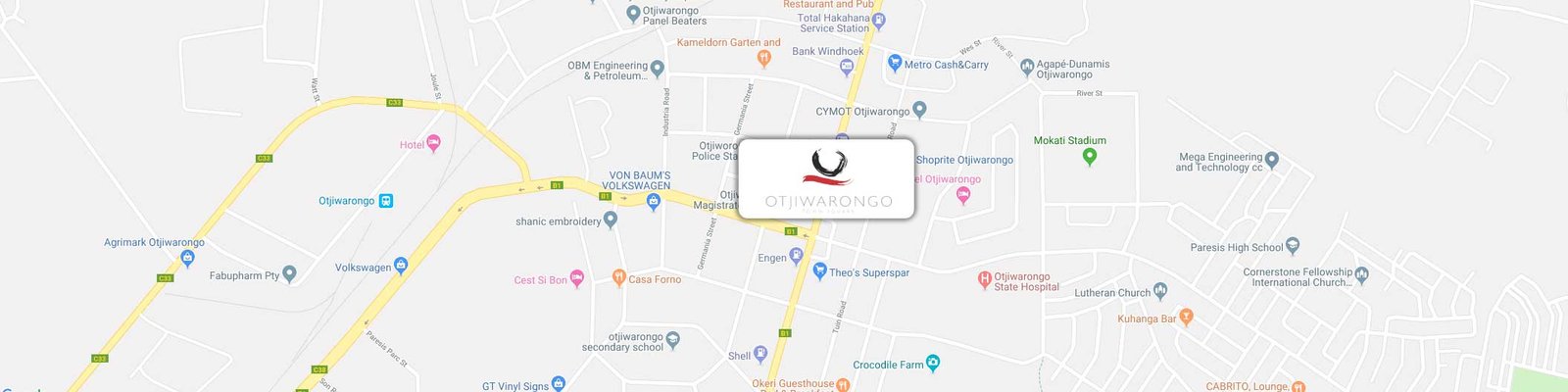 Otjiwarongo Town Square Mall Google Map